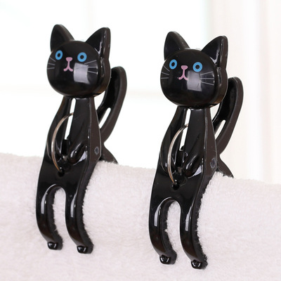 Set x2 Pinzas Multifuncionales Sit Down Gatito